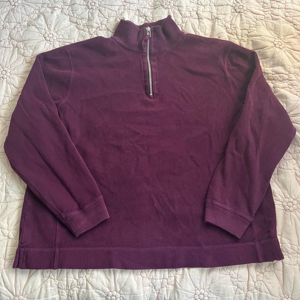 Eddie Bauer Purple Quarter Zip